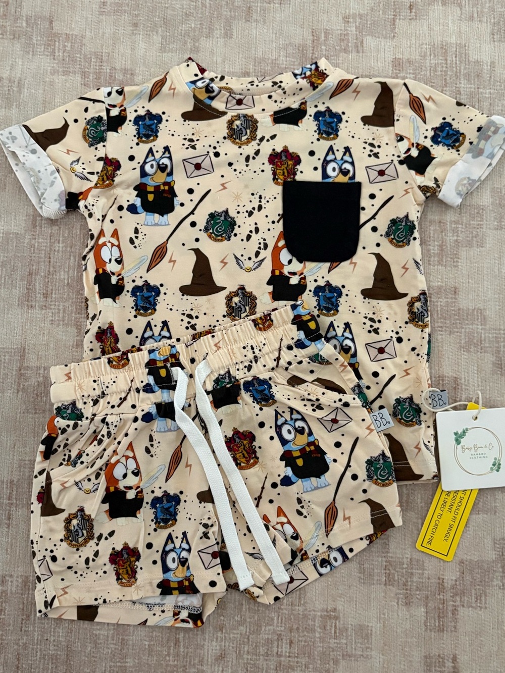Bluey Halloween Bamboo 2 piece Set